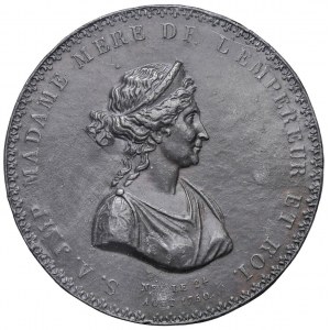 Medaglia Madame-Mère. Circolarmente: S.A. JMP. MADAME M...