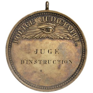 Medaglia Insegna di giudice istruttore del Tribunale di...