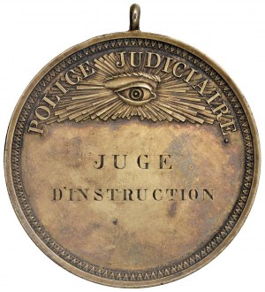Medaglia Insegna di giudice istruttore del Tribunale di...