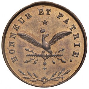 Medal Napoleon emperor and king. D/ Laureate head d...