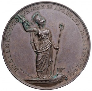 Médaille de la bataille navale de Trafalgar. En mémoire de N...