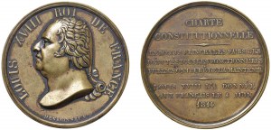 Medal 1814 Bourbon Restoration New Constitutional...