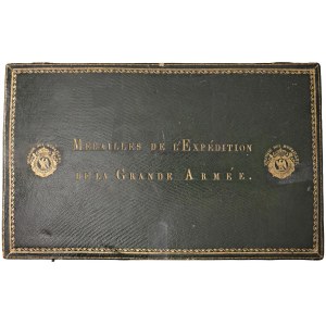 Napoleone Bonaparte (1795-1815) Cofanetto con 15 medagl...