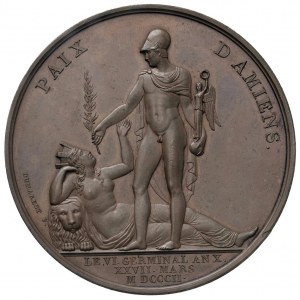 Napoleon Bonaparte první konzul (1795-1815) Medaile ...