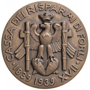Fascismo Ventennio (1922-1943) Medaglia A. XVII 1939 Ce...