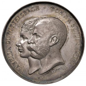 SAVOIA Reigning Humbert I (1878-1900) Medal 1883 For...
