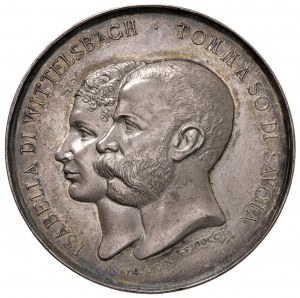 SAVOIA Reigning Humbert I (1878-1900) Medal 1883 For...