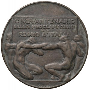 SAVOIA Vittorio Emanuele III (1900-1943) Medaglia 1911 ...