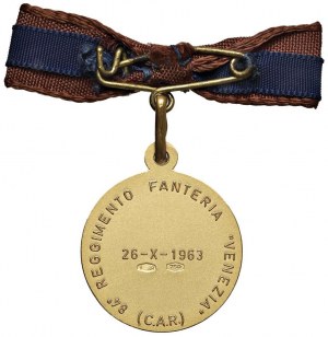 Italian Army Medal 1963 84th Infantry Regiment...