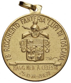 Italian Army Medal 1972 78th Infantry Regiment...