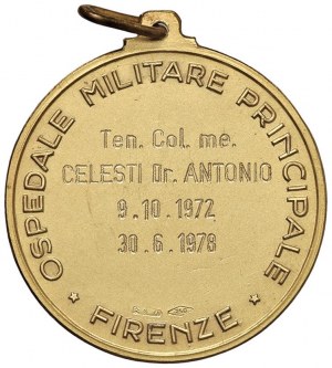 Italian Army Medal 1972-73 Military Hospital Pr...
