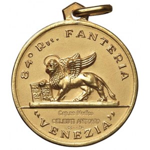 Medal Armii Włoskiej bez daty 84 Pułk Fa...