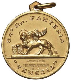 Italian Army Medal undated 84th Regiment Fa...