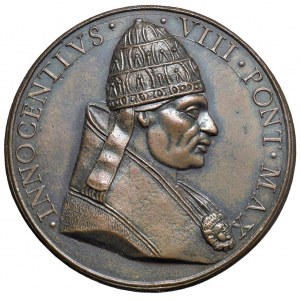 Innocenzo VIII (1484-1492) Medaglia di restituzione con...