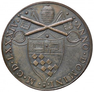 Innocent VIII (1484-1492) Restitution medal with...