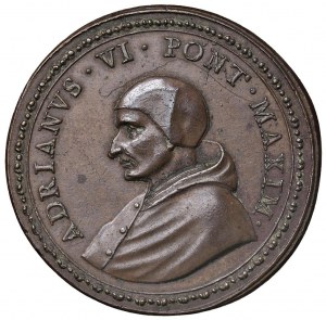 Hadrian VI (1522-1523) Reconjured medal without date Adri...