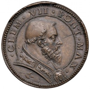 Clemente VII (1523-1534) Medaglia senza data Per la res...