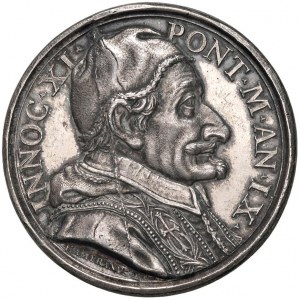 Innocent XI (1676-1689) Medal A. IX (1685) to commemorate...