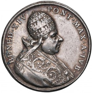 Benedetto XIV (1740-1758) Medaglia 1750 a ricordo dell'...