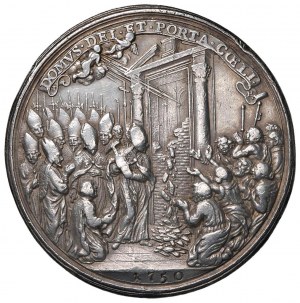 Benoît XIV (1740-1758) Médaille 1750 en mémoire de la...