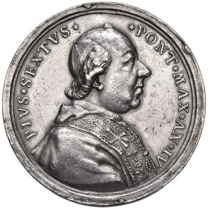 Pio VI (1775-1799) Medaglia 1778 A. IV abolizione dei d...