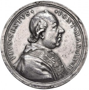 Pius VI (1775-1799) Medal 1778 A. IV abolition of the d...