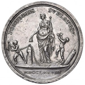 Pio VI (1775-1799) Medaglia 1778 A. IV abolizione dei d...