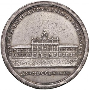 Pie VI (1775-1799) Médaille 1787 construction du collège...