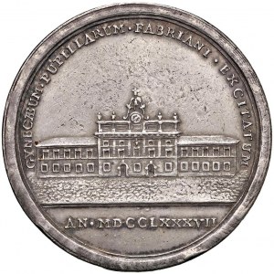 Pius VI (1775-1799) Medal 1787 construction of the Colleg...