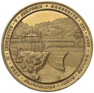 Řehoř XVI (1831-1846) Velká medaile 1835 Pro op...