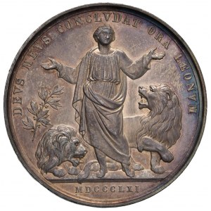 Pio IX (1846-1878) Medaglia 1861 A. XVI ll profeta Dani...