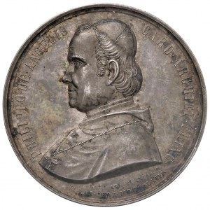 Pius IX (1846-1878) Medal 1863 Filippo De Angeli, for...