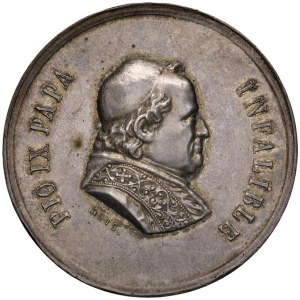 Pie IX (1846-1878) Médaille 1876 Première Romeria en espagnol...