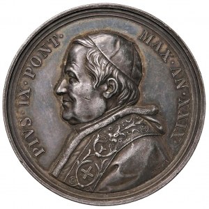 Pius IX (1846-1878) Medaile 1874 A. XXIX - Opus: Bianch...