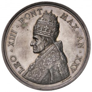 Leo XIII (1878-1903) Medal 1902 A. XXV Anniversaries...