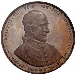 Leone XIII (1878-1903) Medaglia 1890 per il 50° Anniver...
