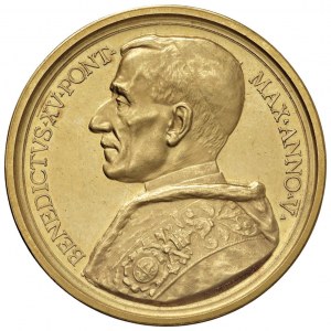 Benedict XV (1914-1922) Medal (1919) A. V The Church...