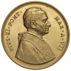 Pio XI (1922-1939) Medaglia 1928 A. VII Per l'istituzio...
