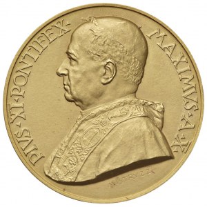 Pius XI (1922-1939) Medal 1931 A. X Za przygotowanie ...
