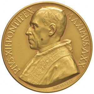 Pio XII (1939-1958) Medaglia 1958 A. XX - Opus: Mistruz...