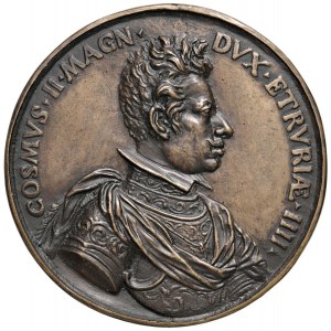 Cosimo II de Medici (1609-1620) Medal - Bust corazz...