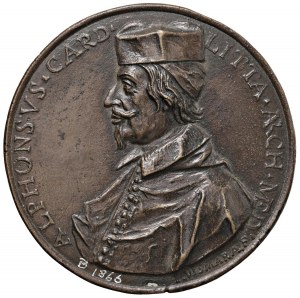 Cardinal Alfonso Litta (1608-1679) Casting medal...