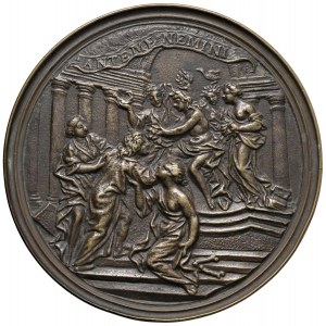 Lorenzo Bellini (1643-1704) Medaile 1704 odlitek Al filos...