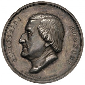 Gioacchino Rossini (1792-1868) Medaglia 1869 Ricordo de...