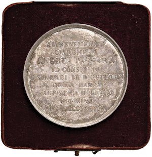 Andrea Passari (1848-1917) Medal 1889 Recognition...