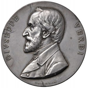 Giuseppe Verdi (1813-1901) Médaille 1902 Premier anniversaire ...