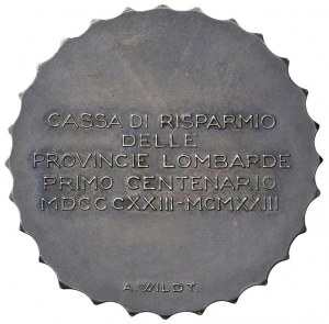 Adolfo Wildt (1868-1931) Medaile 1923 První sté výročí...