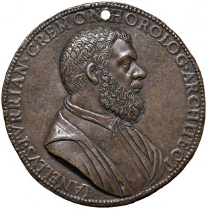 CREMONA Giannello della Torre (1500-1585) Uniform medal...