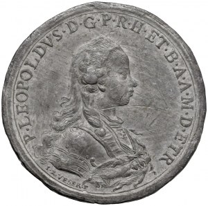 FLORENCE Pierre Léopold de Lorraine (1765-1790) Médaille ...