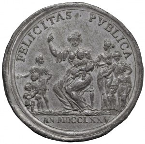 FLORENCE Pierre Léopold de Lorraine (1765-1790) Médaille ...